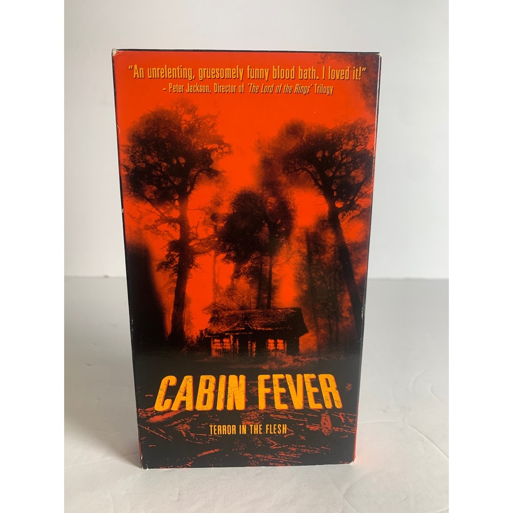 Cabin Fever Terror in the Flesh VHS Tape Lions Gate Entertainment Horror Movie